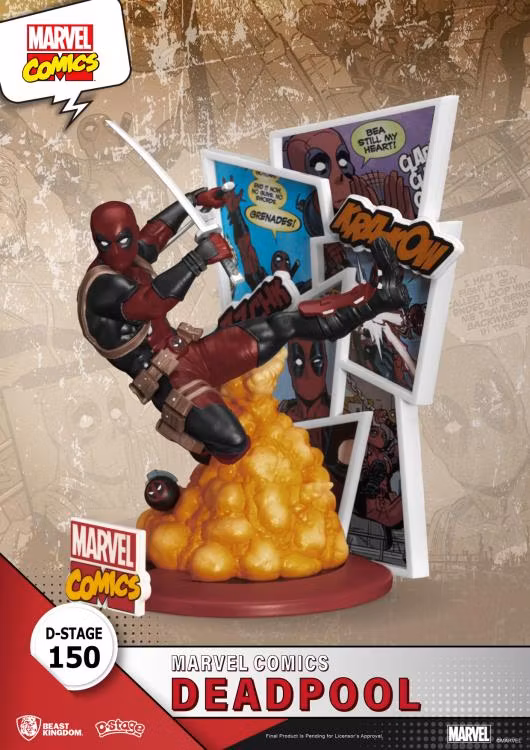Marvel D-Stage DS-150 Deadpool SDCC 2024 PX Previews Exclusive Limited Edition Statue