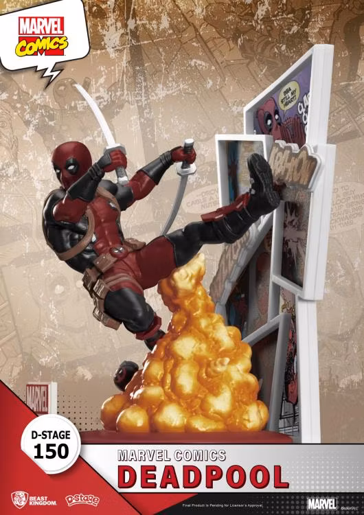 Marvel D-Stage DS-150 Deadpool SDCC 2024 PX Previews Exclusive Limited Edition Statue
