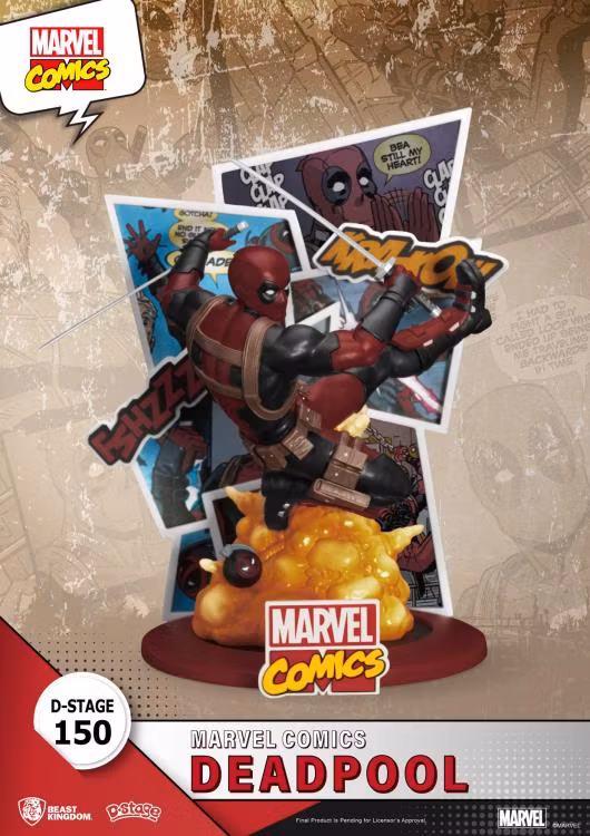 Marvel D-Stage DS-150 Deadpool SDCC 2024 PX Previews Exclusive Limited Edition Statue