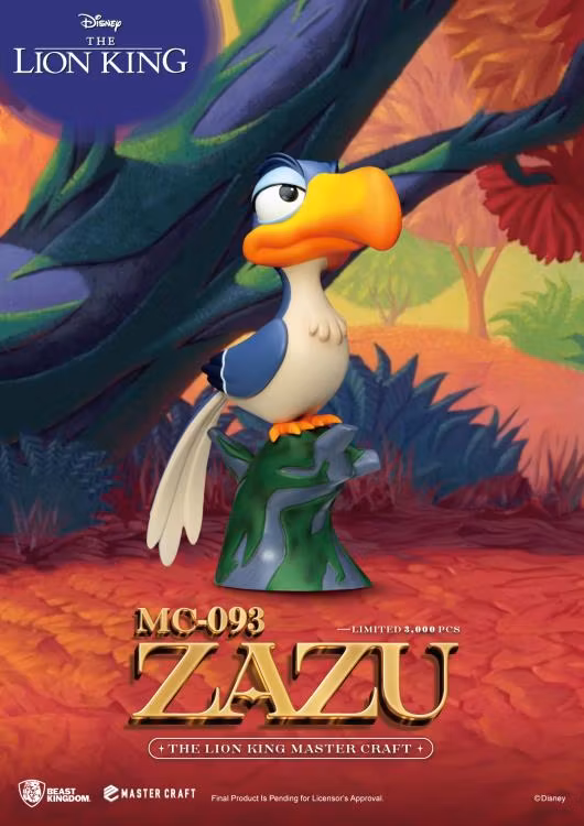 Disney The Lion King Master Craft MC-093 Zazu Limited Edition Statue