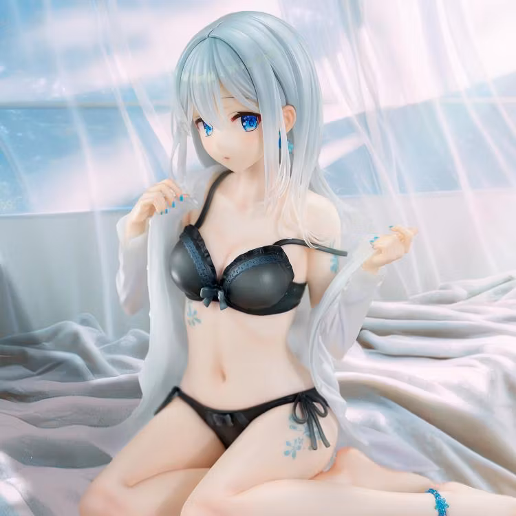 Fuumi Illustration Okigae Ginpatsu-chan (Sky Blue Morning Limited Costume Ver.)
