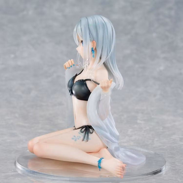 Fuumi Illustration Okigae Ginpatsu-chan (Sky Blue Morning Limited Costume Ver.)