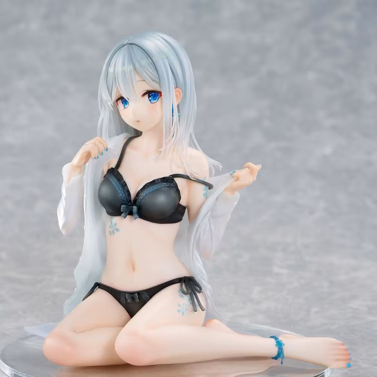 Fuumi Illustration Okigae Ginpatsu-chan (Sky Blue Morning Limited Costume Ver.)