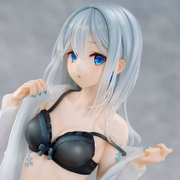 Fuumi Illustration Okigae Ginpatsu-chan (Sky Blue Morning Limited Costume Ver.)