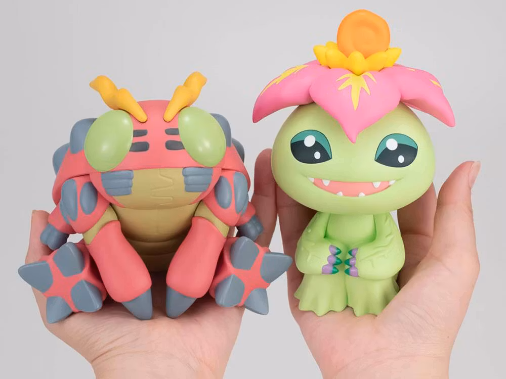 Digimon Adventure Look Up Series Tentomon & Palmon Figure Set with Gift