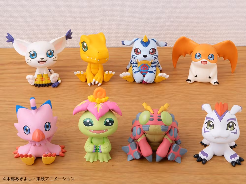 Digimon Adventure Look Up Series Tentomon & Palmon Figure Set with Gift