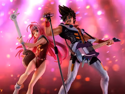 Macross 7 Fire Bomber LiveStage BOX Mylene Jenius & Basara Nekki Figure Set