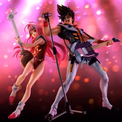 Macross 7 Fire Bomber LiveStage BOX Mylene Jenius & Basara Nekki Figure Set