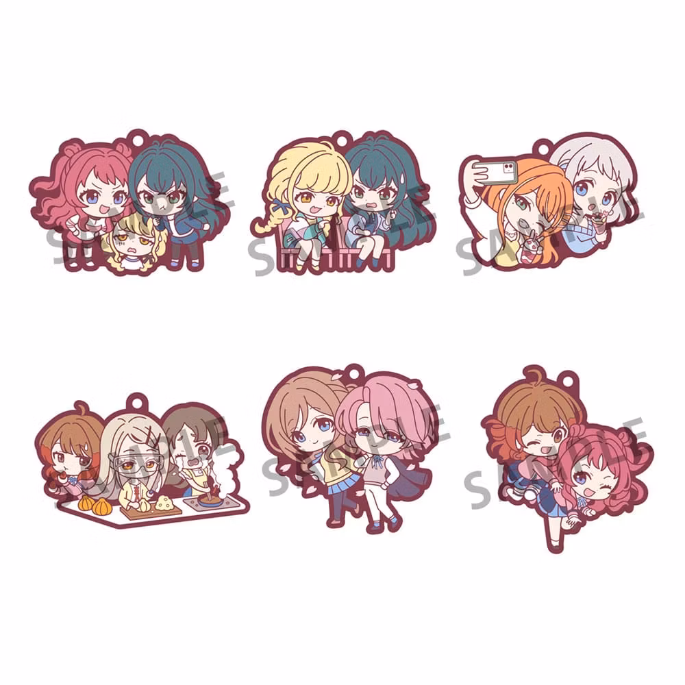 Idolmaster Rubber Mascot Buddycolle Rubber Charms Gakuen