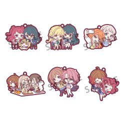 Idolmaster Rubber Mascot Buddycolle Rubber Charms Gakuen