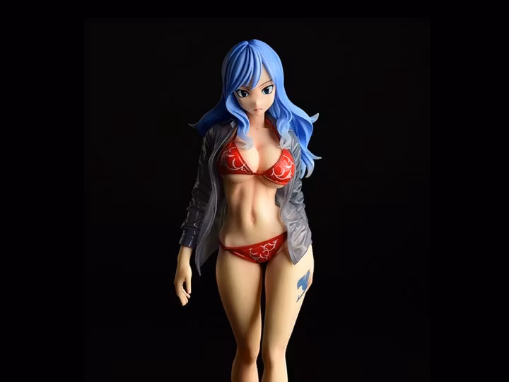 Fairy Tail Juvia Lockser (Red Bikini See-through Wet Shirt Gravure Style Ver.)