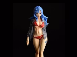 Fairy Tail Juvia Lockser (Red Bikini See-through Wet Shirt Gravure Style Ver.)