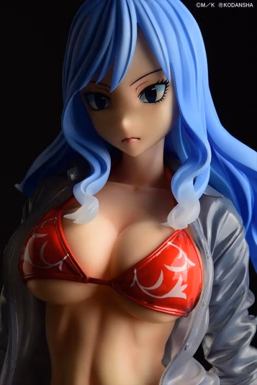 Fairy Tail Juvia Lockser (Red Bikini See-through Wet Shirt Gravure Style Ver.)