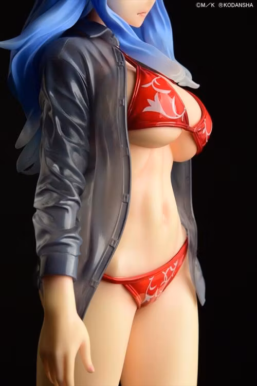 Fairy Tail Juvia Lockser (Red Bikini See-through Wet Shirt Gravure Style Ver.)