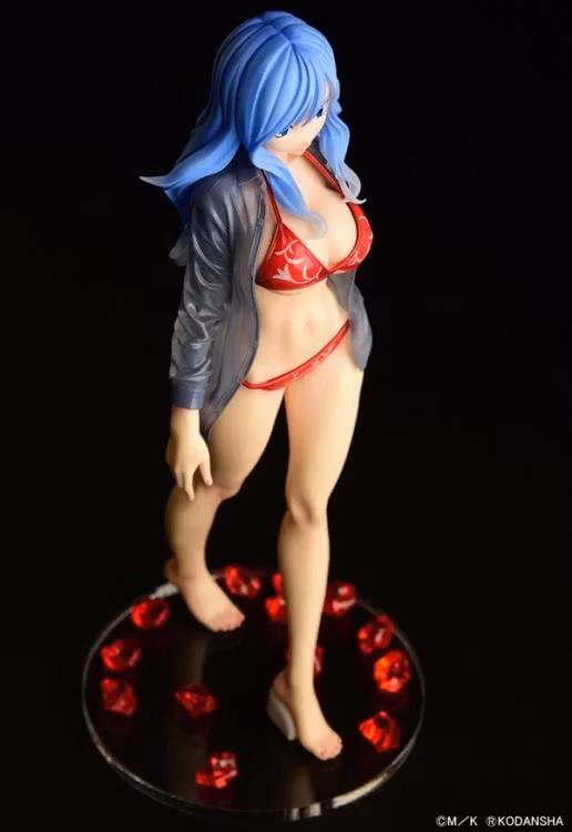 Fairy Tail Juvia Lockser (Red Bikini See-through Wet Shirt Gravure Style Ver.)
