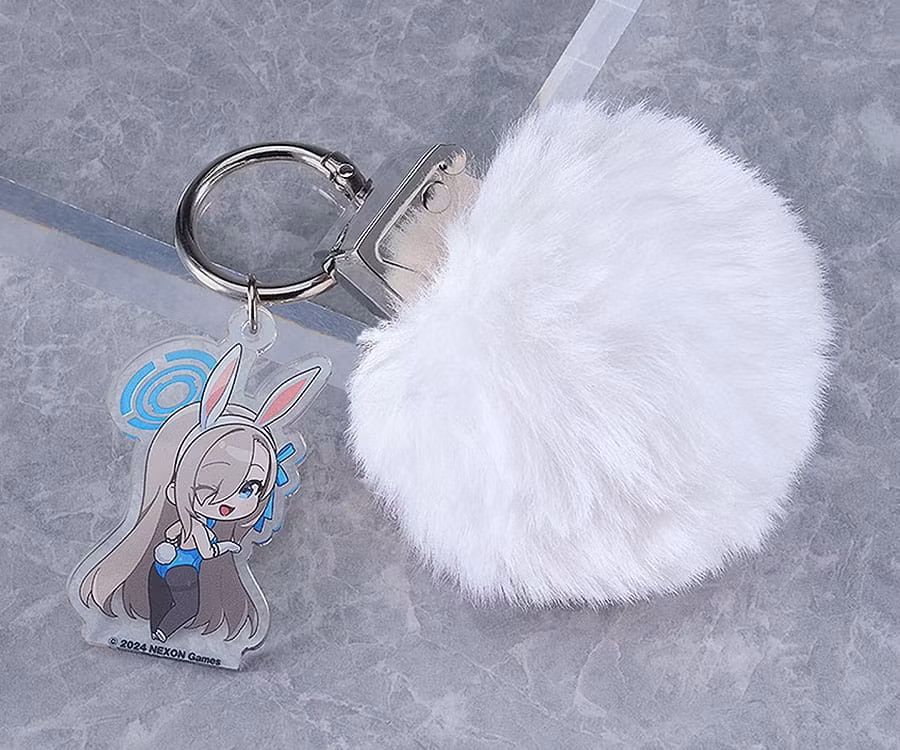 Blue Archive Asuna's Rabbit Tail Grenade Acrylic Keychain