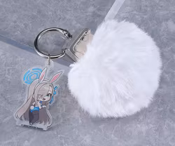 Blue Archive Asuna's Rabbit Tail Grenade Acrylic Keychain