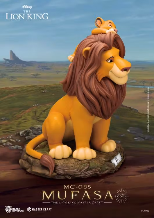 Disney The Lion King Master Craft MC-085 Mufasa Limited Edition Statue