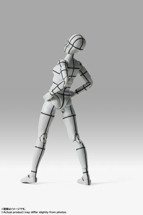 S.H.Figuarts Body-chan Sports Edition (Wireframe Gray Color Ver.)