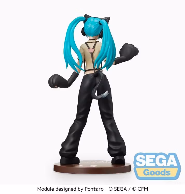 Hatsune Miku Project DIVA Arcade Future Tone Hatsune Miku (Kitty Cat) Super Premium Figure