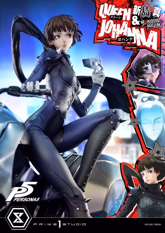 Persona 5 Premium Masterline Makoto Niijima "Queen" & Johanna 1/4 Scale Limited Edition Statue (With Bonus)