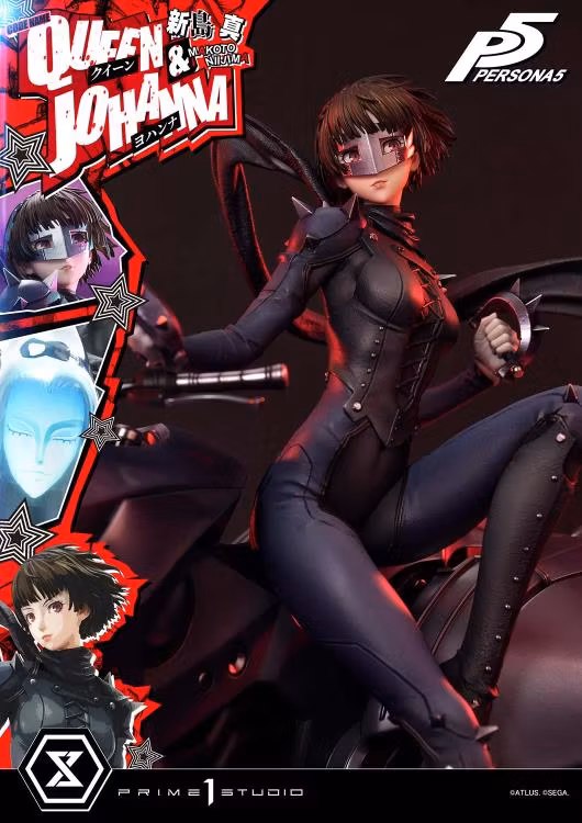 Persona 5 Premium Masterline Makoto Niijima "Queen" & Johanna 1/4 Scale Limited Edition Statue (With Bonus)