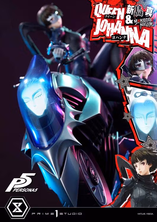 Persona 5 Premium Masterline Makoto Niijima "Queen" & Johanna 1/4 Scale Limited Edition Statue (With Bonus)