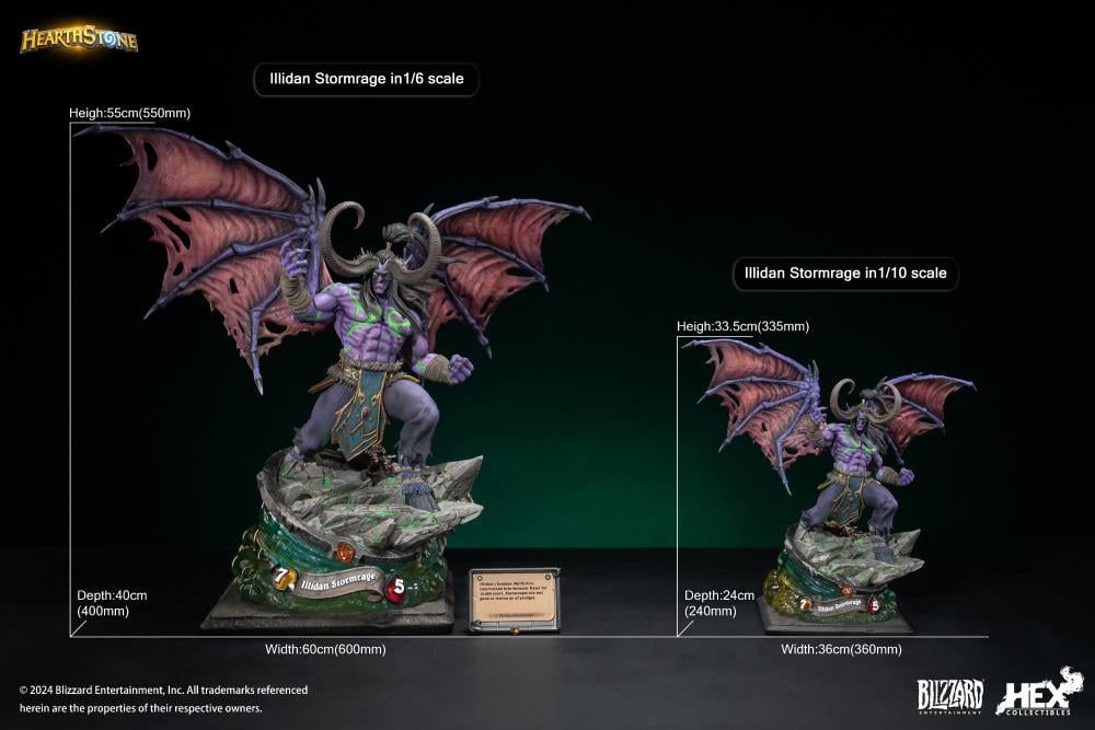 Hearthstone Illidan Stormrage 1/6 Scale Statue