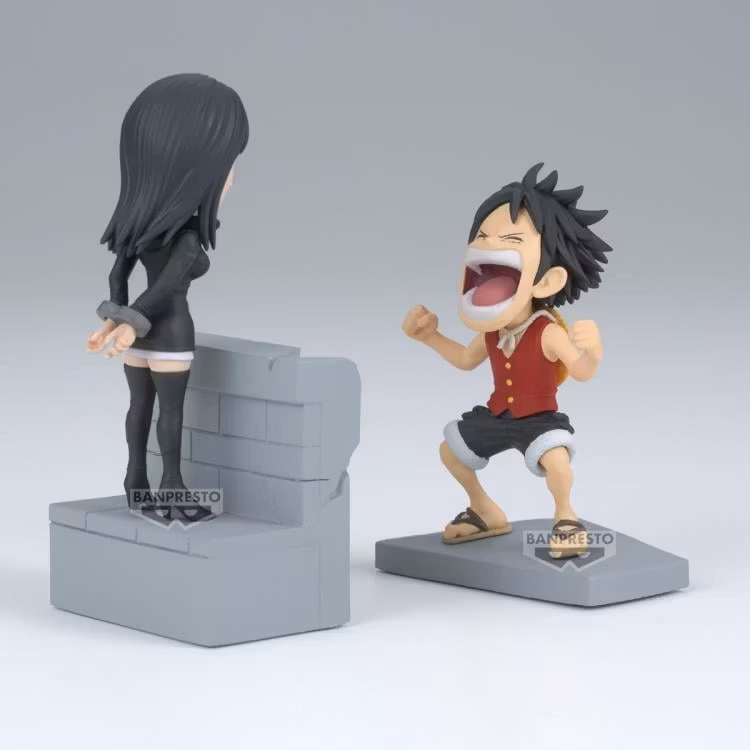 One Piece World Collectable Figure Log Stories Monkey D. Luffy & Nico Robin