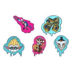 Arcane Enamel Pins Set