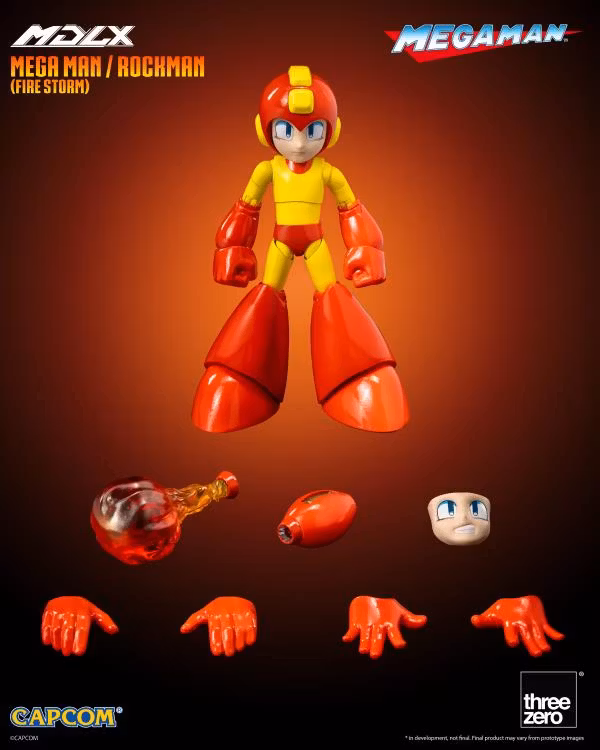 Mega Man MDLX Articulated Figure Series Mega Man (Fire Storm)