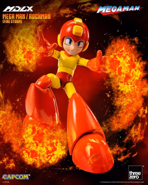 Mega Man MDLX Articulated Figure Series Mega Man (Fire Storm)
