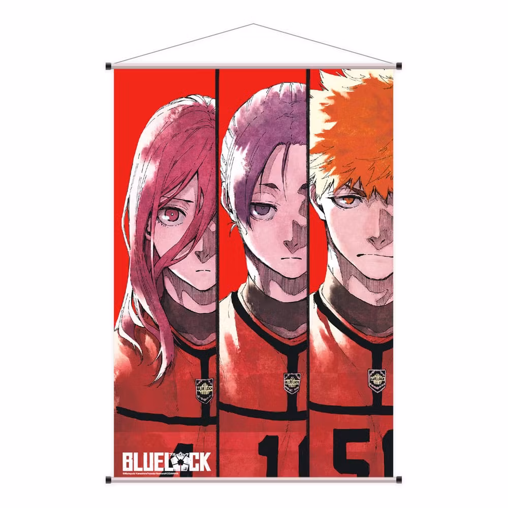 Blue Lock Wallscroll Team Red 60 x 90 cm