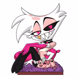 Hazbin Hotel Angel Dust Vinyl Figure