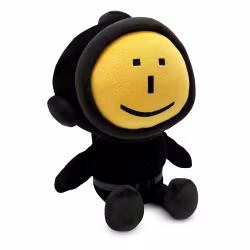 Content Warning Plush Figure Yellow