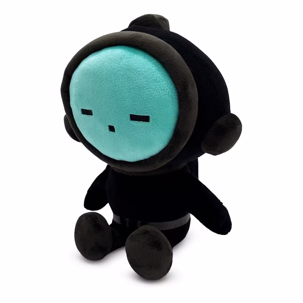 Content Warning Plush Figure Teal
