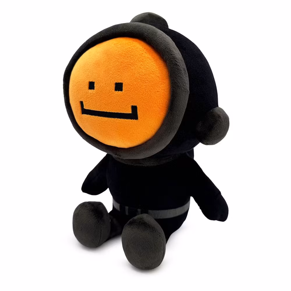 Content Warning Plush Figure Orange