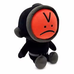 Content Warning Plush Figure Red