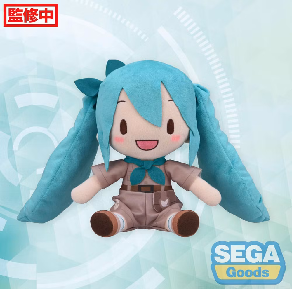 Vocaloid Fuwa Petit Plush Figure Hatsune Miku (Going Out Series Zoo Ver. M)