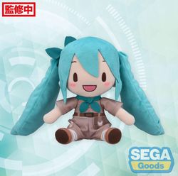 Vocaloid Fuwa Petit Plush Figure Hatsune Miku (Going Out Series Zoo Ver. M)