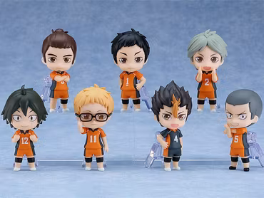 Haikyu!! Nendoroid Surprise 02 Karasuno Edition Boxed Set of 7 Figures with Random Accessories