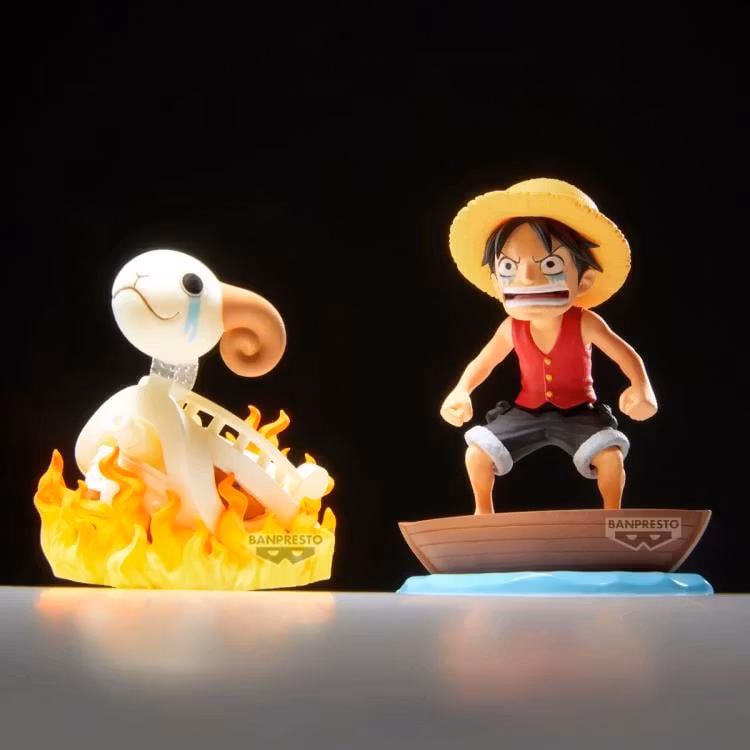 One Piece World Collectable Figure Log Stories Monkey D. Luffy & Going Merry