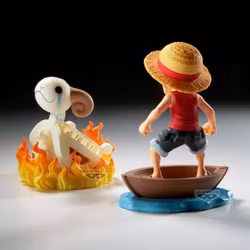One Piece World Collectable Figure Log Stories Monkey D. Luffy & Going Merry