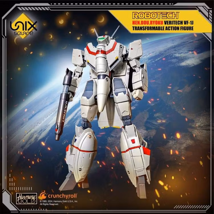 Robotech Hen Dou Ryoku Veritech VF-1J Transformable Action Figure