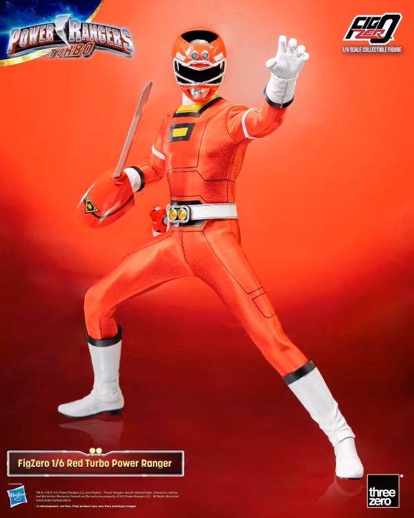 Power Rangers Turbo FigZero Red Turbo Ranger 1/6 Scale Figure