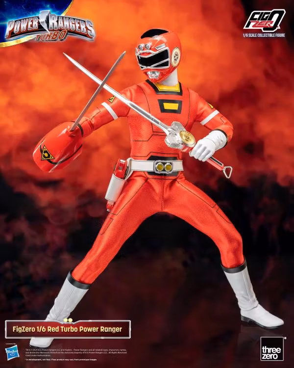Power Rangers Turbo FigZero Red Turbo Ranger 1/6 Scale Figure