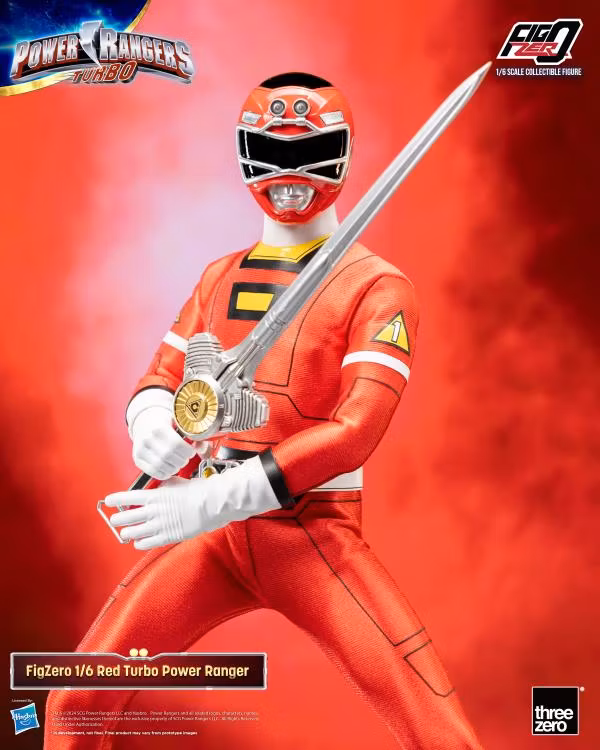 Power Rangers Turbo FigZero Red Turbo Ranger 1/6 Scale Figure