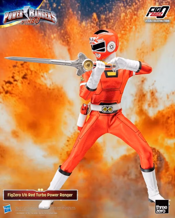 Power Rangers Turbo FigZero Red Turbo Ranger 1/6 Scale Figure
