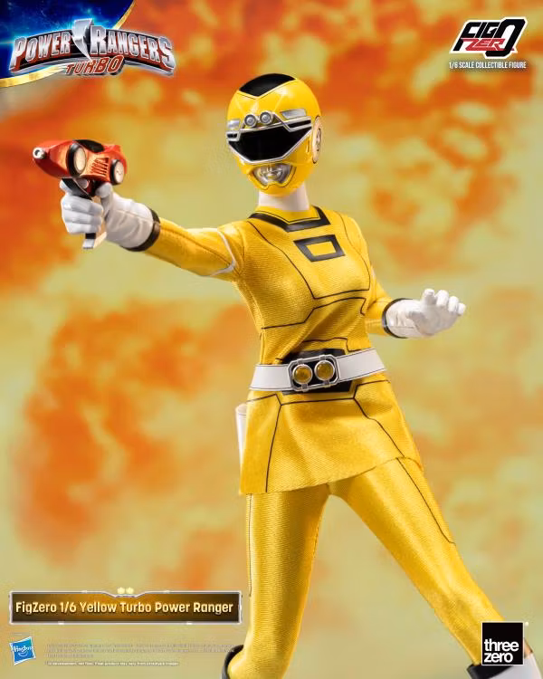Power Rangers Turbo FigZero Yellow Turbo Ranger 1/6 Scale Figure