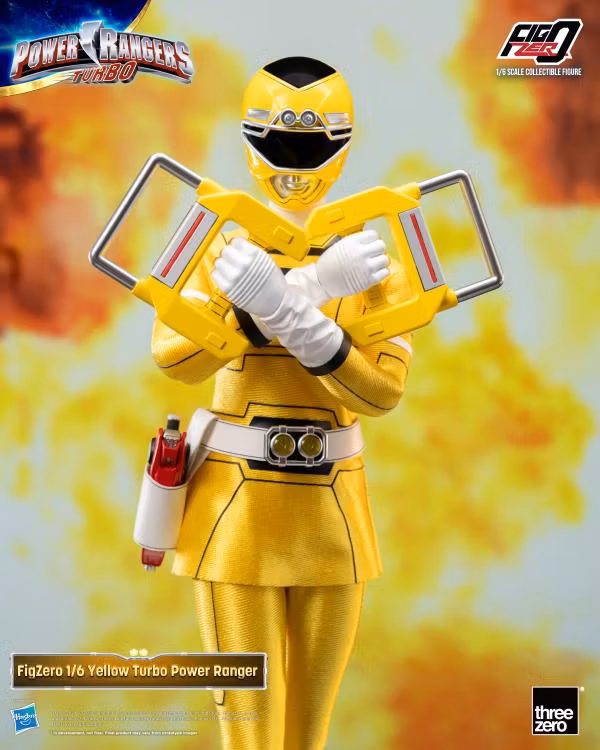 Power Rangers Turbo FigZero Yellow Turbo Ranger 1/6 Scale Figure